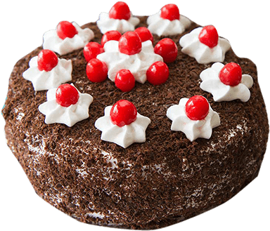 Black Forest Cake Half Kg - Black Forest Gateau (400x400), Png Download