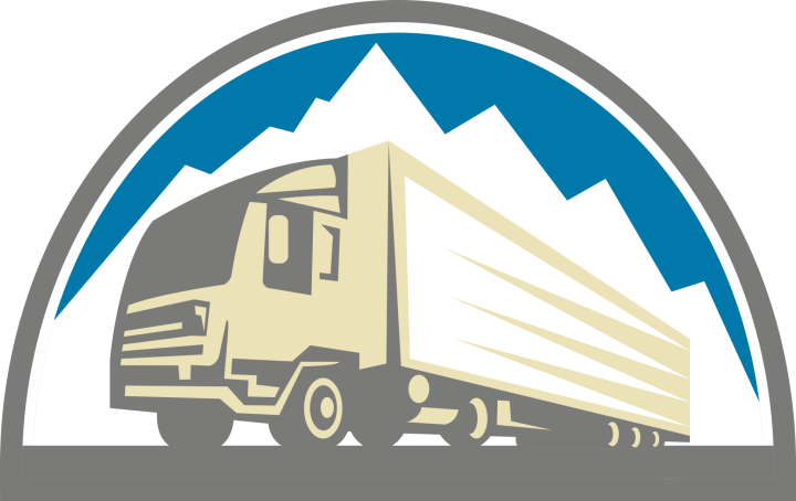 We're Always Listening - Container Truck And Trailer Flames Oval Car Magnet (720x454), Png Download