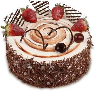 Black Forest Fantasy - Breadtop Black Forest Cake (430x320), Png Download
