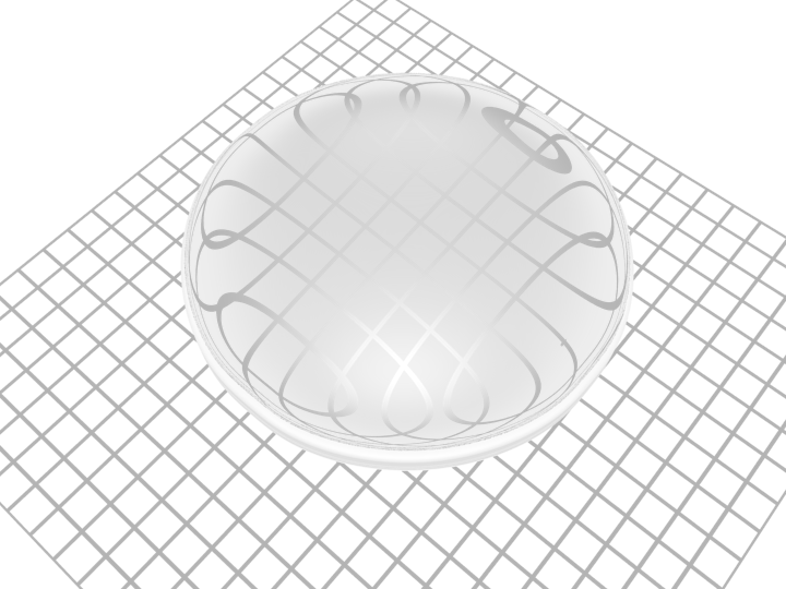 Nurbs Magnifying Glass Quick Render 176 Kb - Tennis Racket And Ball Clipart (720x540), Png Download