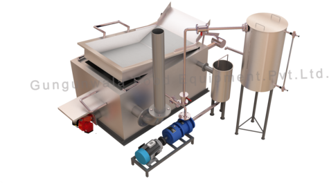 Fryums Fryer Machine - Chips Making Machine (500x281), Png Download