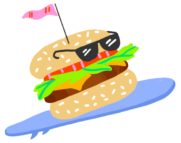 Eat Your Way Across America's Beaches - Illustration (600x475), Png Download