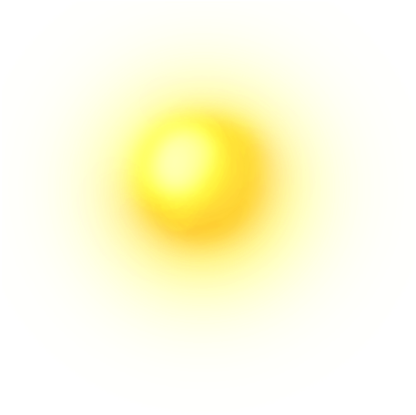 Tubes Soleil-lune - Sun Light Effect Png (500x482), Png Download