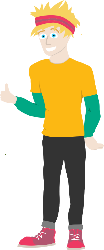 Lucas - Standing (408x990), Png Download