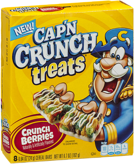 Cap N Crunch Treats Bars (600x600), Png Download