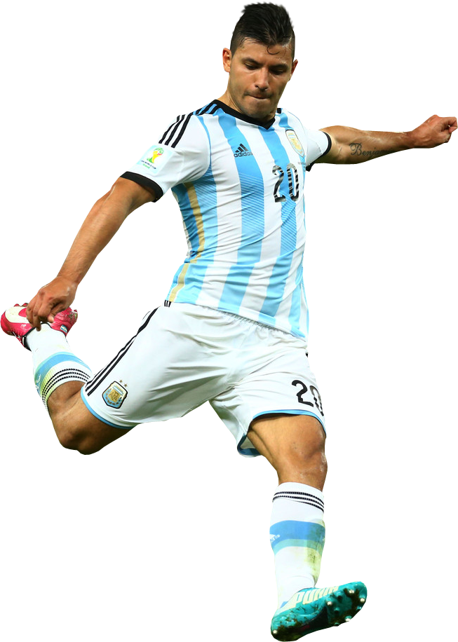Sergio Agüero Render - Sergio Aguero Argentina Png (653x916), Png Download