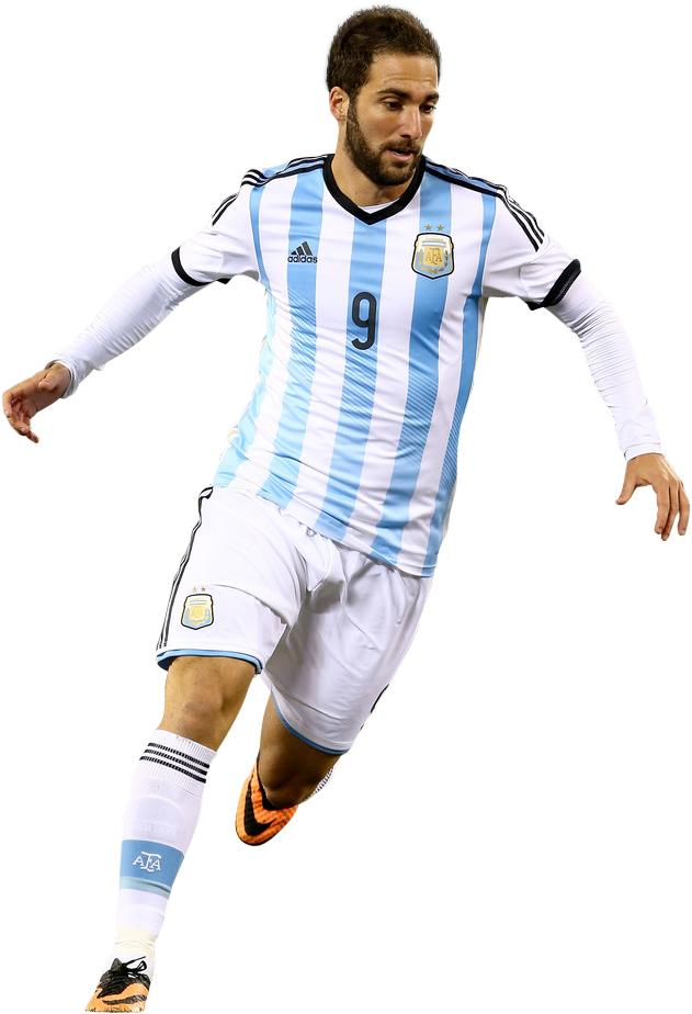 Gonzalo Higuain Render - Gonzalo Higuain Argentina Png (677x949), Png Download