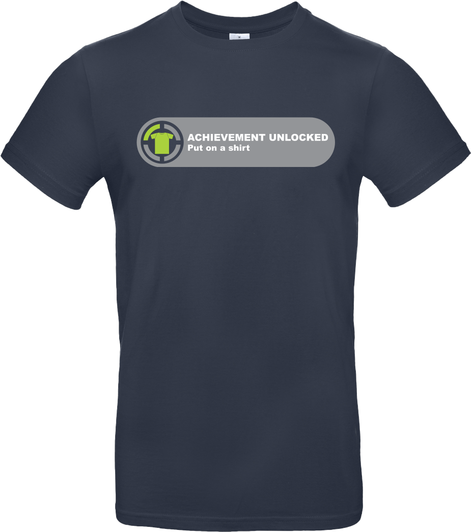 Achievement Unlocked T-shirt B&c Exact (1044x1044), Png Download
