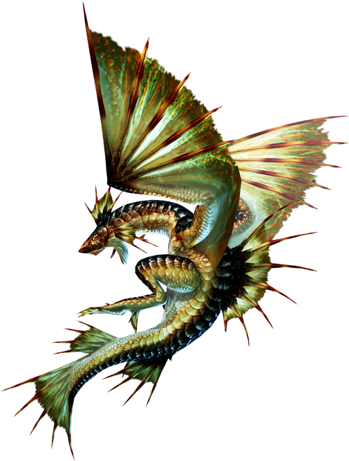 Pub Plesioth - Monster Hunter Green Plesioth (720x720), Png Download