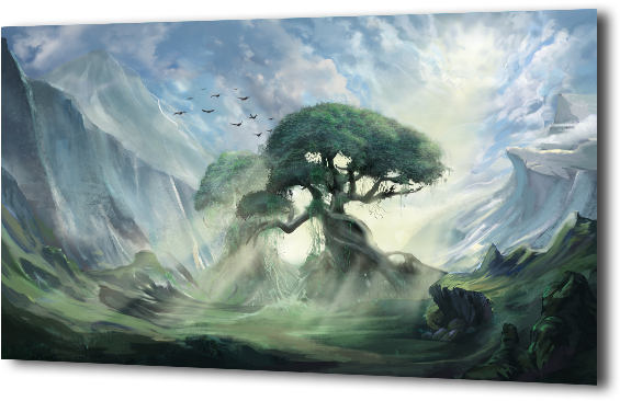 Garden Of Eden Artwork (600x400), Png Download