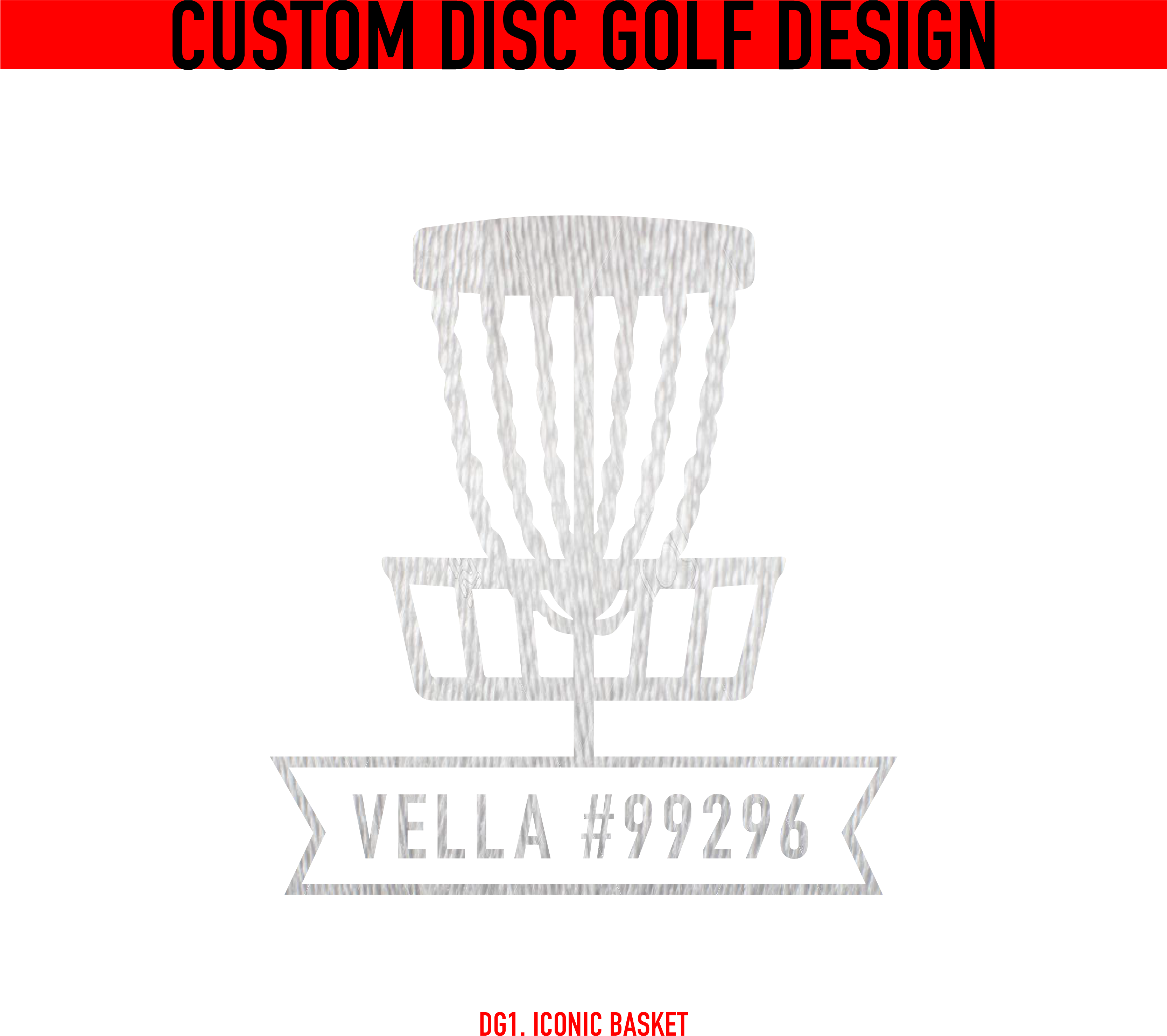 Microfiber Disc Golf Towel - Disc Golf Silhouette (3334x3334), Png Download