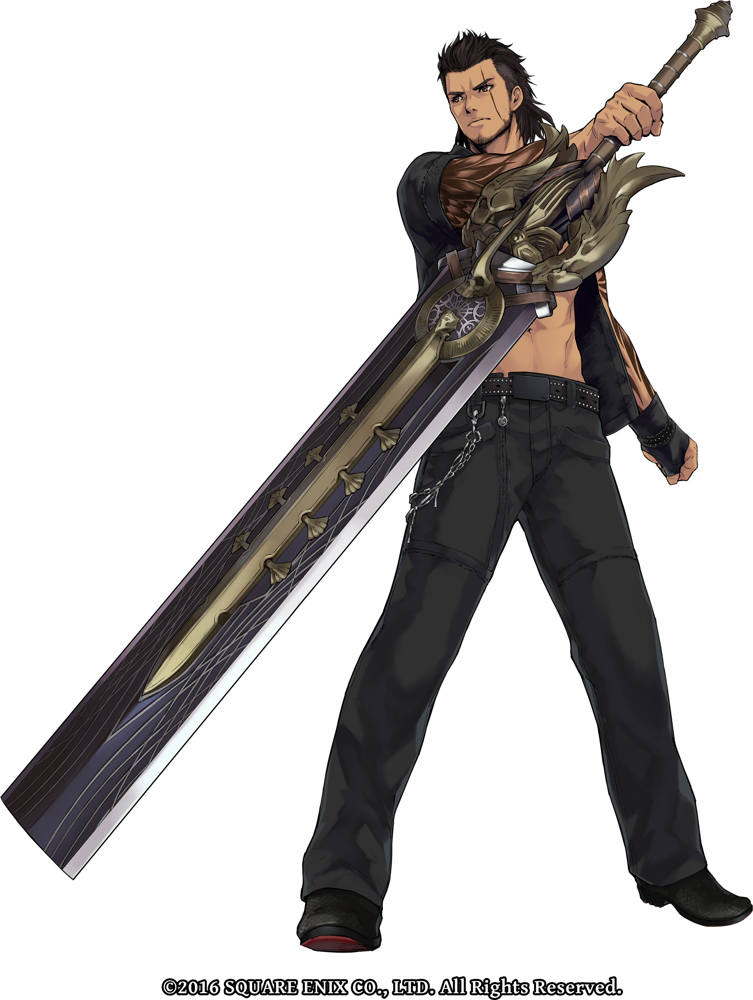 In Defense, Prince Noctis And His Companions Drew Theirs - Final Fantasy Xv Sword (2800x3500), Png Download