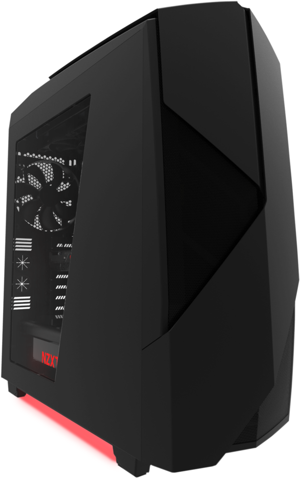 View As - Case Nzxt Noctis 450 (1024x1024), Png Download