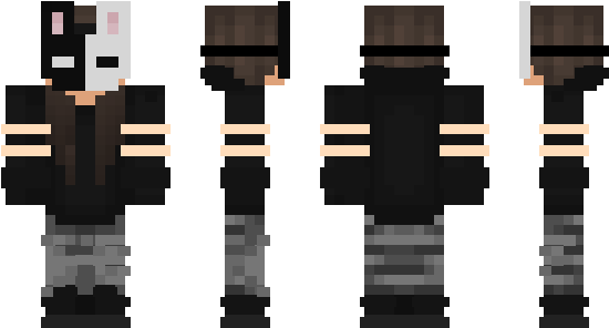 Minecraft Skin Noctis - Minecraft (600x348), Png Download