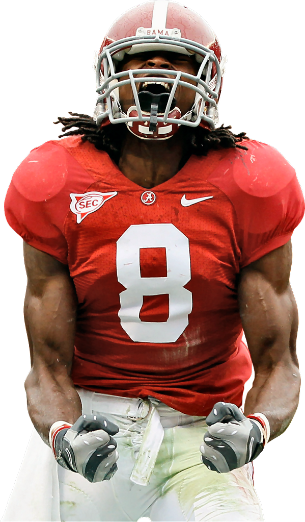#8 Julio Jones - Julio Jones Alabama (599x1023), Png Download
