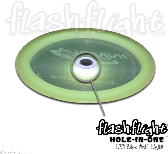 Flashflight Hole In One Disc Golf Led Light - Golf (600x600), Png Download