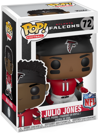 Football Julio Jones Stock - Funko Pop Julio Jones (358x475), Png Download