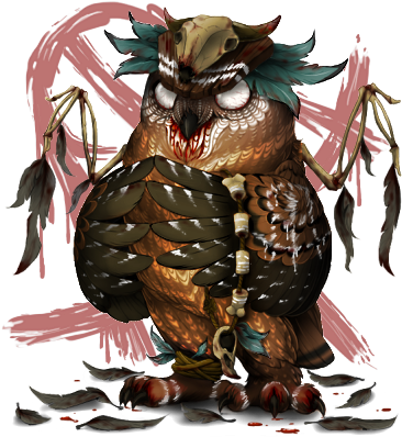 Villager - Noctis - Great Horned Owl (374x400), Png Download