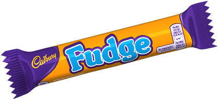 Cadbury Fudge - Fudge Cadbury (600x271), Png Download