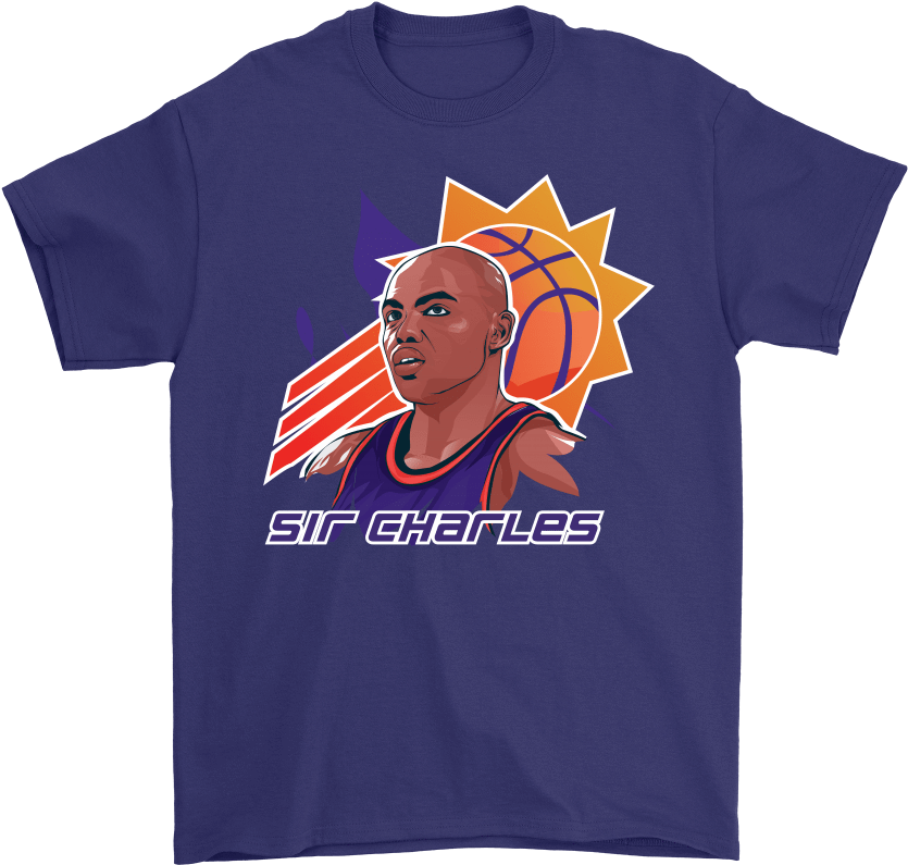 Gildan Mens T-shirt / Purple / S Sir Charles Barkley - Star Wars Picard Shirt (1000x1000), Png Download