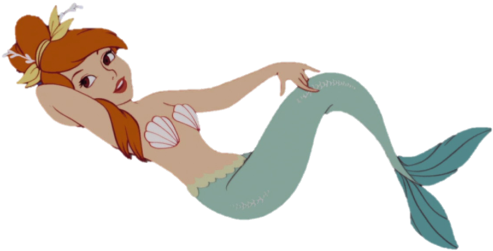 Peter Pan Mermaids Png (500x267), Png Download