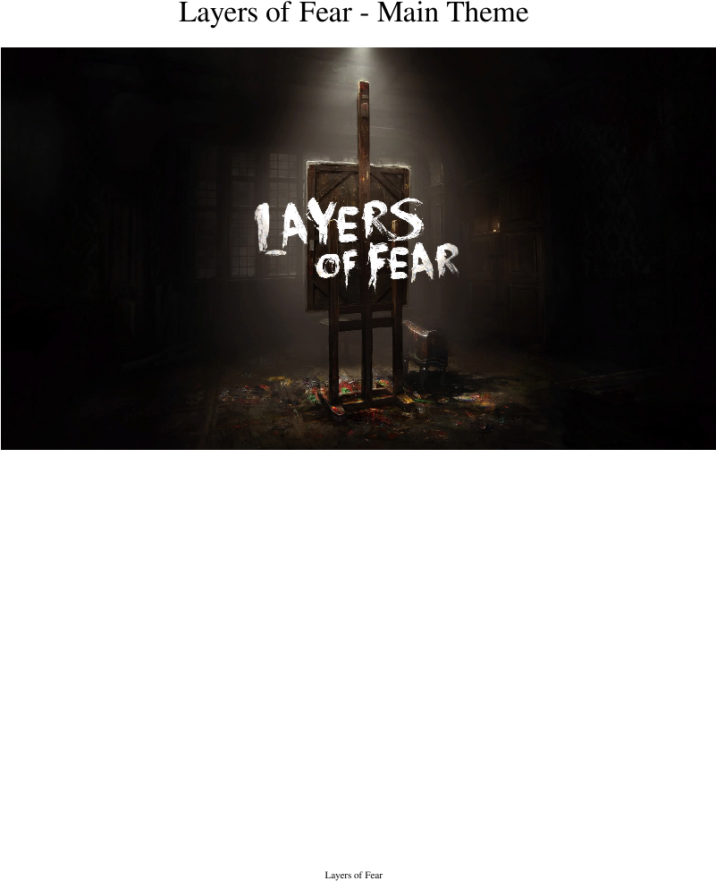 Layers Of Fear (850x1100), Png Download