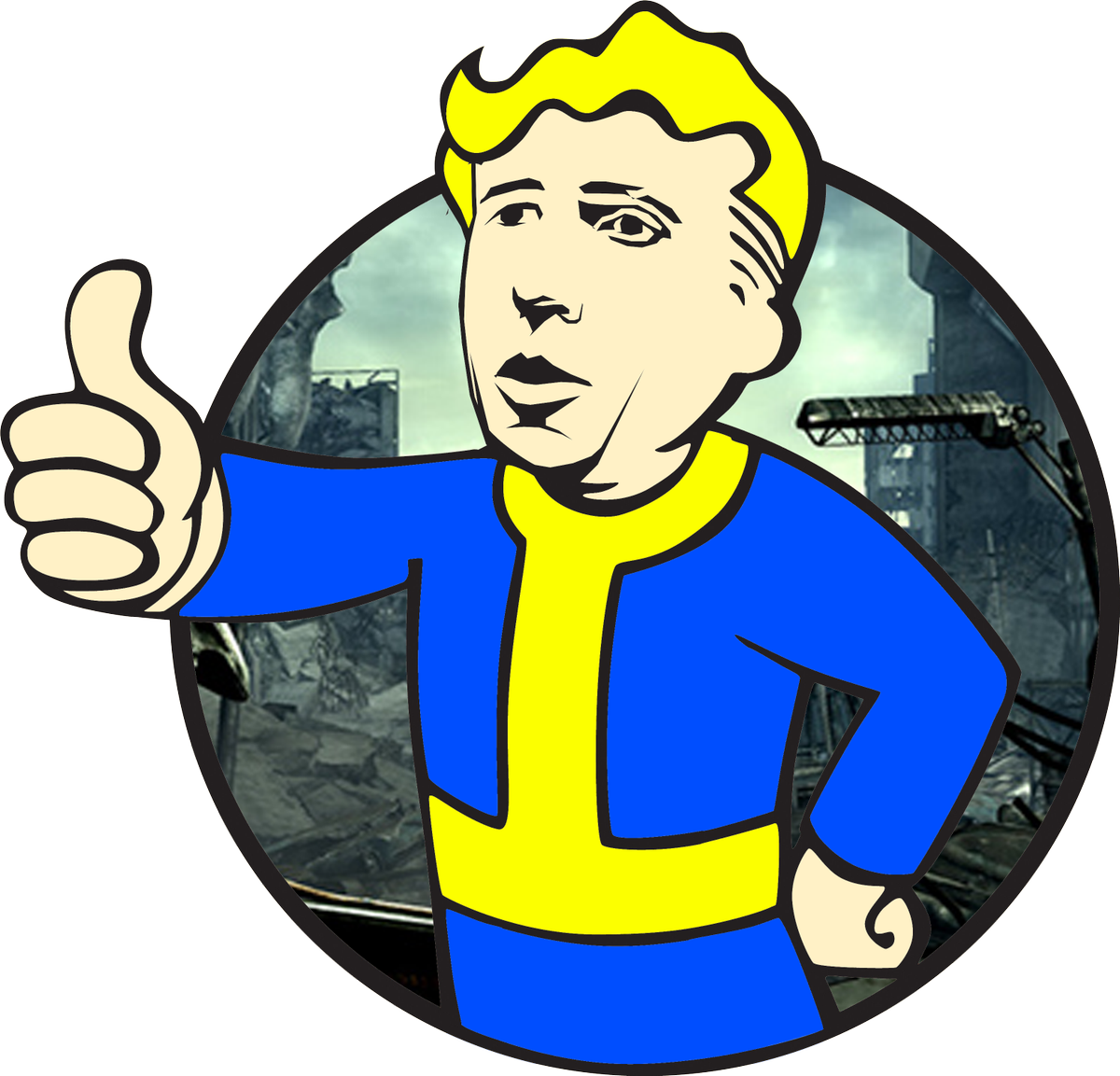 Drake Steele, King Of Eternus Prosapia Clan On Twitter - Vault Boy (1200x1153), Png Download