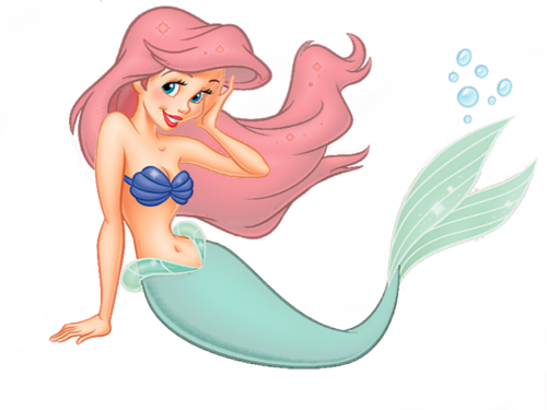 Imagenes De La Sirenita Para Imprimir (500x375), Png Download
