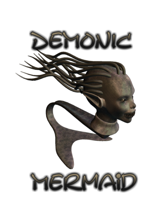 Demonic Mermaid Armor Demonic Mermaid Armor Full Demonic - Mermaid (600x784), Png Download