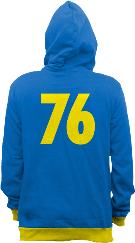 Vault 76 Unisex Zip Hoodie & Free Tee Offer - Fallout Hoodie (900x900), Png Download