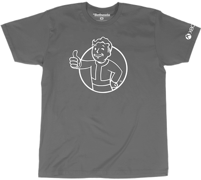 Fallout 76 Thumbs Up Xbox Tee Impress Fellow Survivors - Blues Brothers Shirt (400x400), Png Download