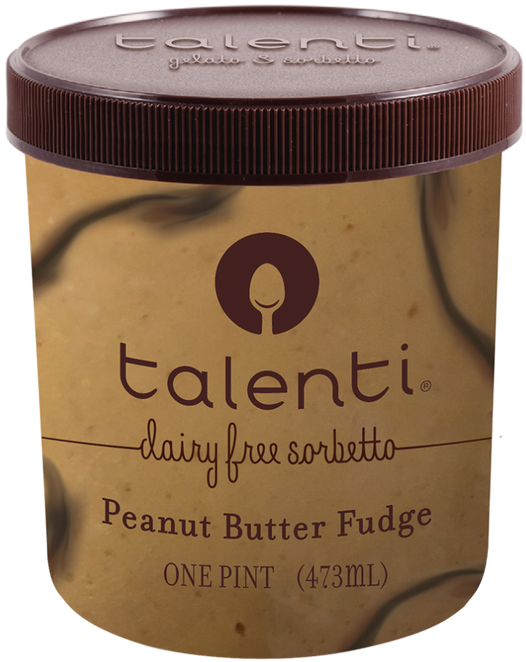 Talenti Peanut Butter Fudge Sorbetto (589x750), Png Download