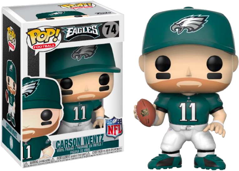 Carson Wentz - Carson Wentz Funko Pop (800x800), Png Download