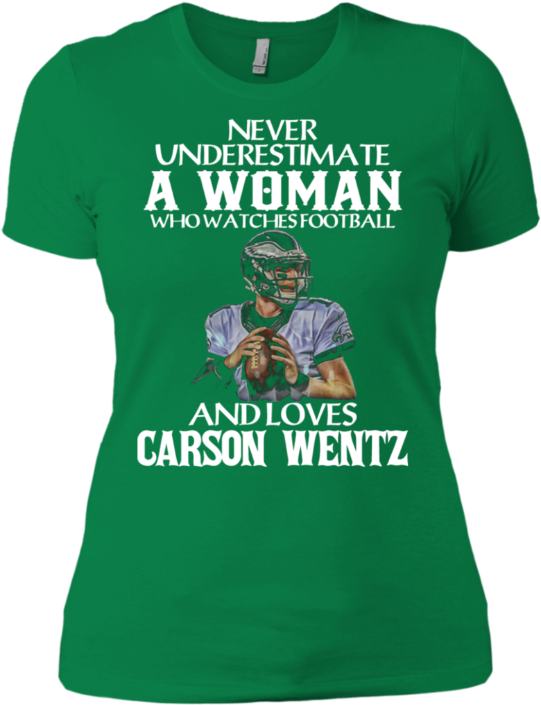Never Underestimate A Woman Who Watches Football And - Shirt (1024x1024), Png Download
