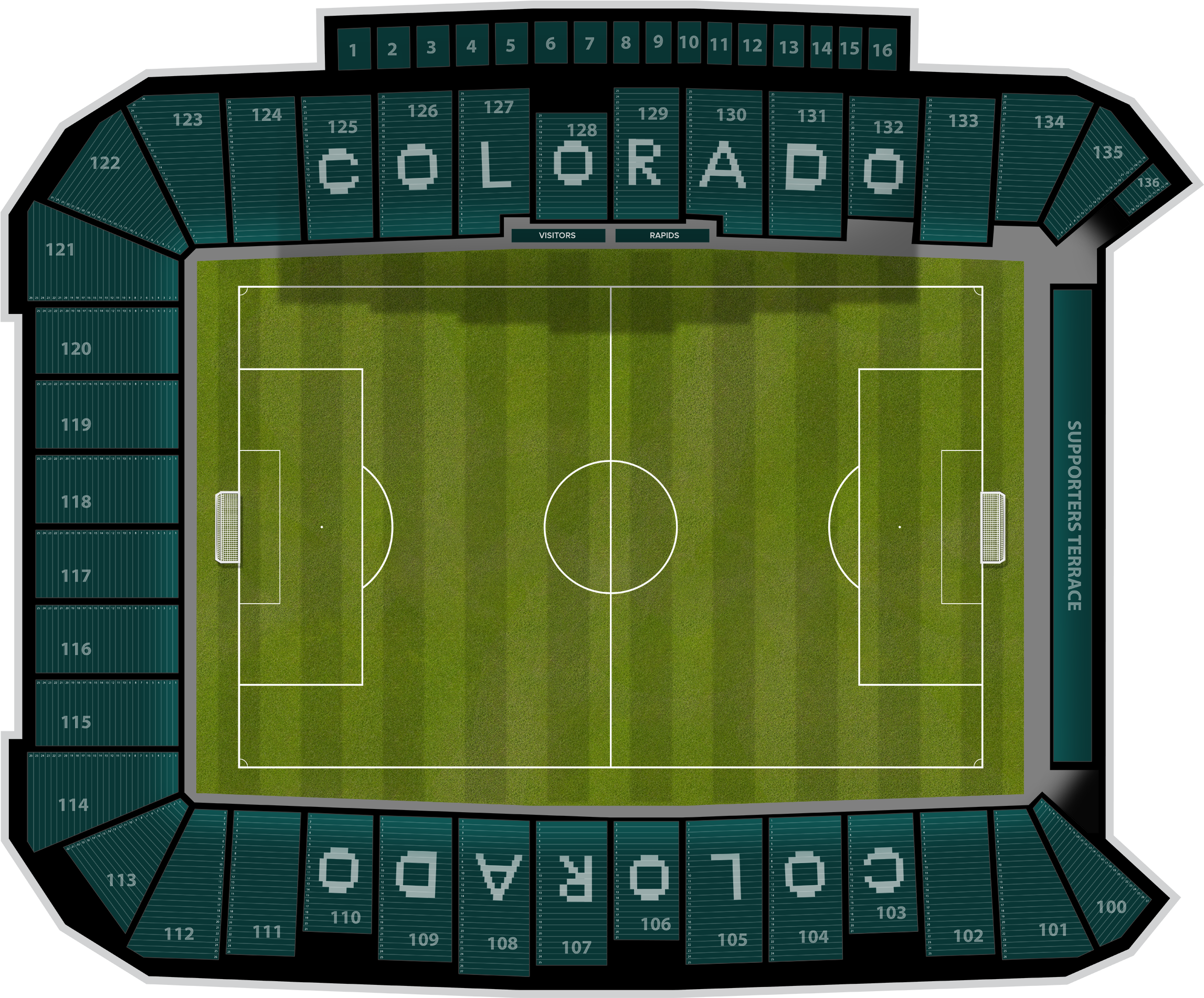 Sporting Kansas City At Colorado Rapids At Dick's Sporting - Soccer-specific Stadium (2560x1936), Png Download