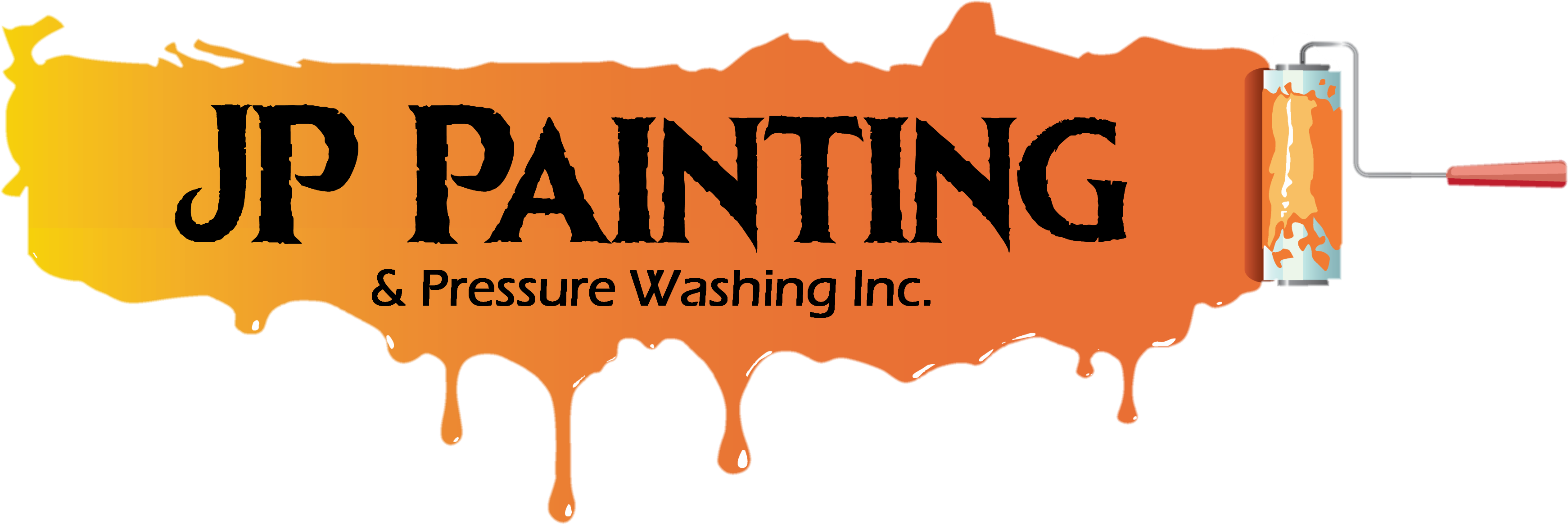 Painting Services Logo Png (4095x1358), Png Download