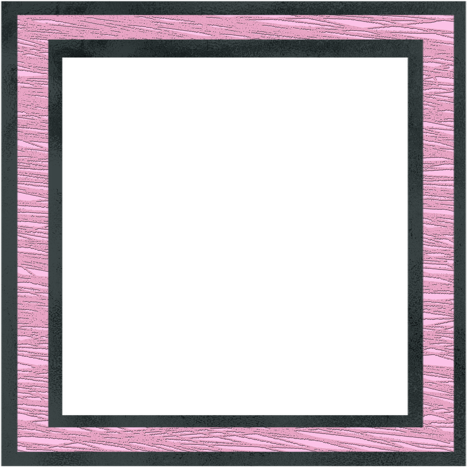Pink Frame Frames Borders - Clip Art (1986x1986), Png Download