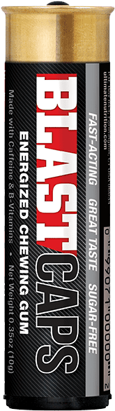 Blastcaps Preworkout Energy Gum - Pre-workout (300x600), Png Download