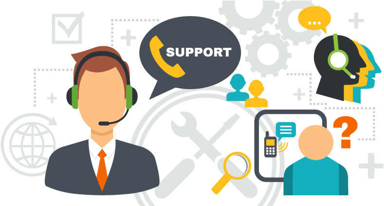 Technical Support And Website Maintenance - Call Us Vector Png (800x422), Png Download