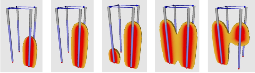Distribution Development In 3d Versus The Initiation - Energy Distribution Blast Hole (812x234), Png Download