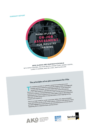 Principles Of On-job Assessment For Industry Training - Brochure (660x450), Png Download