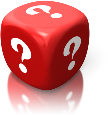 Doubt One Red Dice 400 Clr - Any Questions Animated (400x400), Png Download