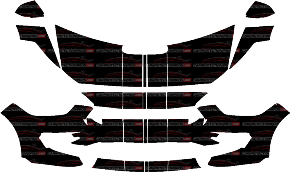 2015-2018 Ford Mustang Shelby Gt350 3m Clear Bra Deluxe - Ford Mustang Shelby Gt350 2016-2017 3m Scotchgard Pro (980x700), Png Download