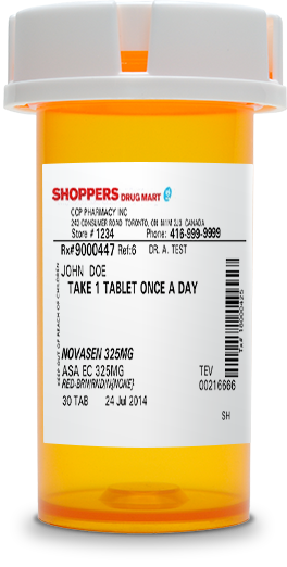 Finding Your Information - Shoppers Drug Mart Label (264x522), Png Download