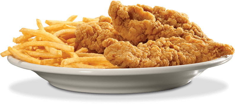 Chicken Fingers Category - Steak N Shake Chicken Fingers And Fries (800x400), Png Download