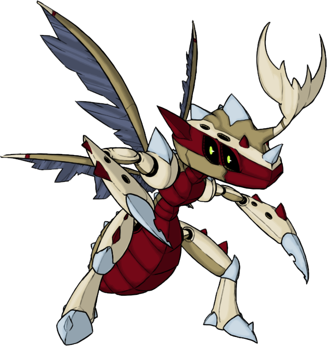 Mega Genesect Fossil Pokédex - Genesect (647x683), Png Download