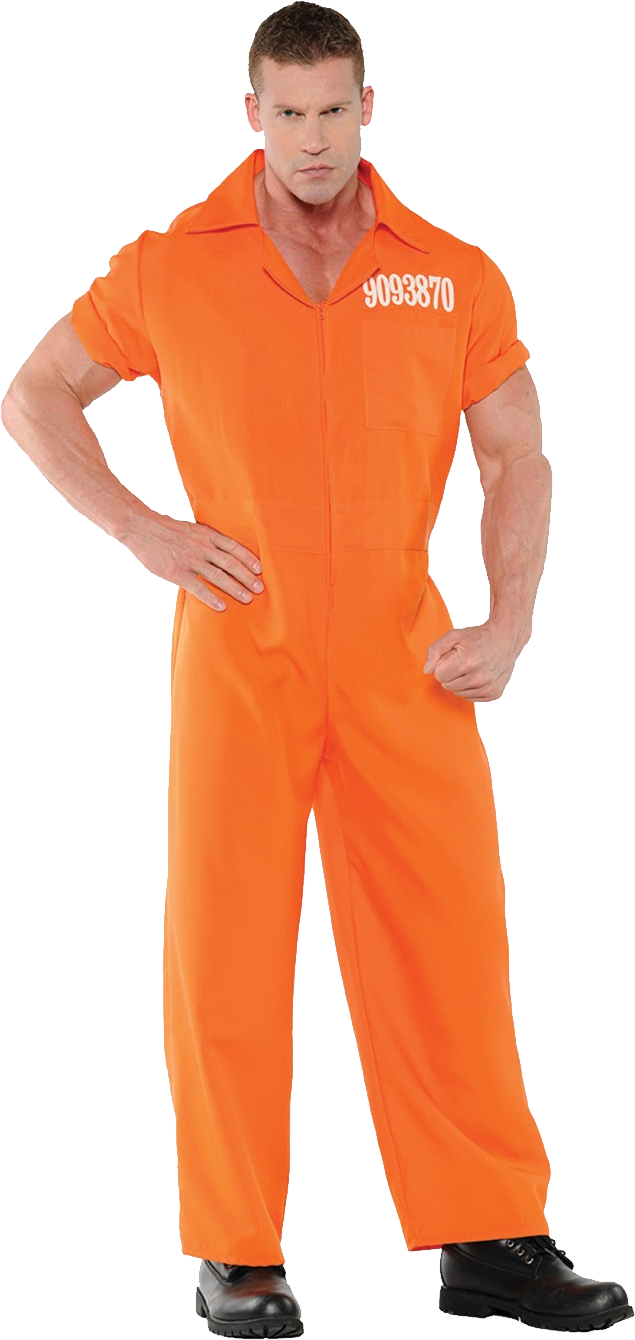 Prisoner Jumpsuit (635x1340), Png Download