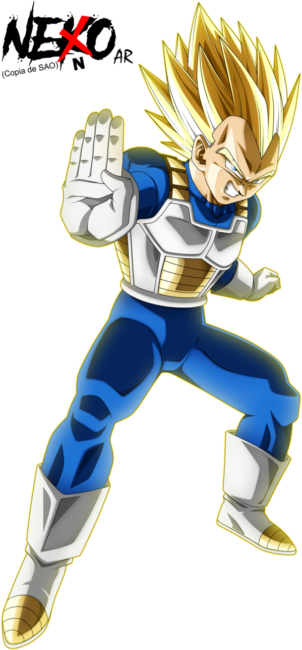 Vegeta Super Saiyan By Nekoar - Vegeta (618x1292), Png Download