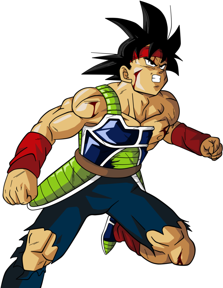 Bardock Damaged (837x955), Png Download