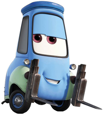 Cars 3 - Guido - Cars 3 Luigi And Guido (361x399), Png Download